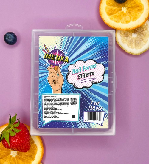 Nail Forms "Stiletto" 120 pcs