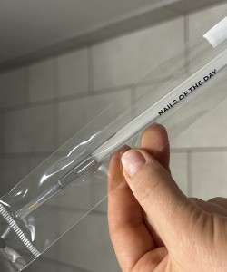 NAILSOFTHEDAY Nail Art Brush Liner — nail art brush with a comfortable transparent handle, liner 10 mm