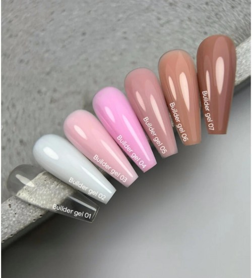 NAILSOFTHEDAY Builder Gel 05 — nude builder gel for nail extensions, 15 ml