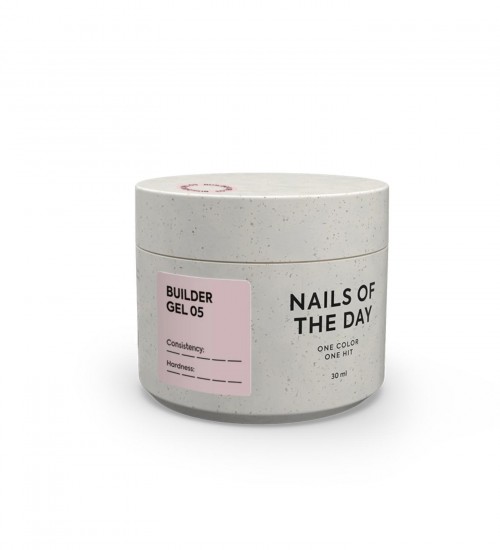 NAILSOFTHEDAY Builder Gel 05 — nude builder gel for nail extensions, 30 ml