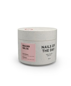 NAILSOFTHEDAY Builder Gel 06 – Light Brown Nail Extension Gel, 30 ml