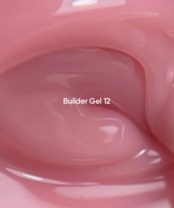 NAILSOFTHEDAY Builder Gel 12 — nude pink builder gel for nail extensions, 15 ml