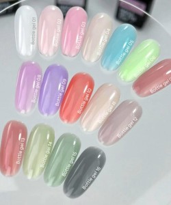 NAILSOFTHEDAY Bottle Gel 01 – White Super-Strong Nail Strengthening Gel, 10 ml