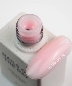 NAILSOFTHEDAY Bottle Gel 02 – light pink super-strong nail strengthening gel, 30 ml
