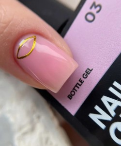 NAILSOFTHEDAY Bottle Gel 03 – soft pink super-strong nail strengthening gel, 30 ml