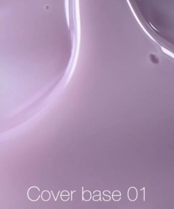 NAILSOFTHEDAY Cover Base 01 — soft pink–lilac nail base coat, 10 ml