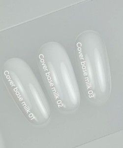 NAILSOFTHEDAY Cover Base Milk 02 — classic milky nail base coat, 10 ml