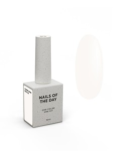 NAILSOFTHEDAY Cover Base Milk 02 — classic milky nail base coat, 10 ml