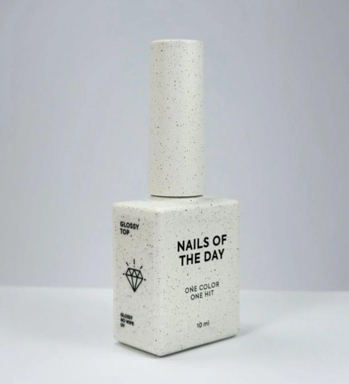 NAILSOFTHEDAY Glossy top no wipe - without a sticky layer and with UV filters, 10 ml