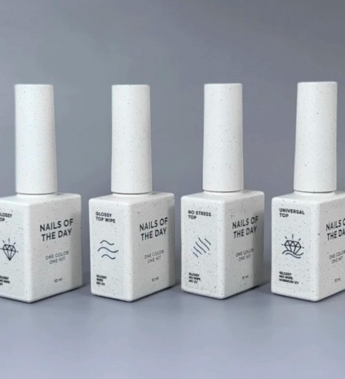 NAILSOFTHEDAY Glossy top no wipe - without a sticky layer and with UV filters, 10 ml