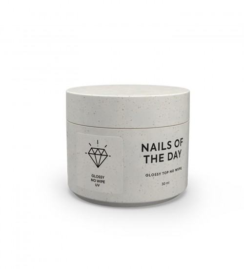 NAILSOFTHEDAY Glossy top no wipe – without a sticky layer and with UV filters, 30 ml