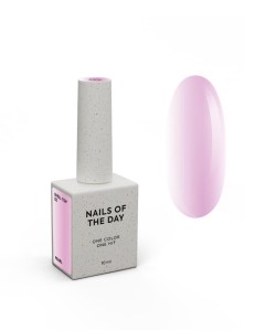 NAILSOFTHEDAY Shell top 03 new formula — pearly top coat with a pink shimmer, no sticky layer, 10 ml