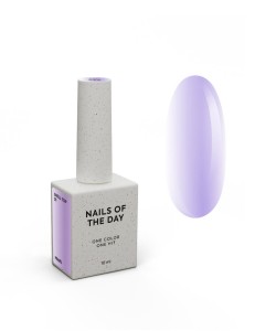 NAILSOFTHEDAY Shell top 01 new formula — pearly top coat with a violet shimmer, no sticky layer, 10 ml