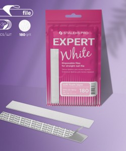 Staleks EXPERT 40 180 grit STRAIGHT (30 pcs) on a soft foam layer