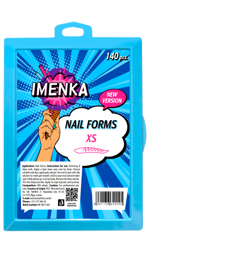 Nail Forms Imenka New Version "XS"