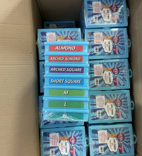 PACK of 7 Nail Forms Version 2 (Almond, Arched Almond, Arched Square, Short Square, M, L, XL)