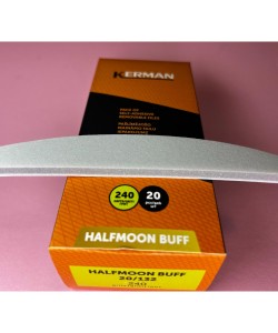 KERMAN NAIL BUFF HALFMOON  files 20x132 240 grit 20 pcs