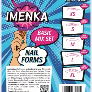 Imenka Nail Forms Basic Mix Set