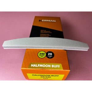 KERMAN NAIL BUFF HALFMOON files 20x132 240 grit 20 pcs