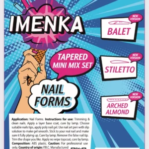 Imenka Nail Forms Tapered Mini Mix