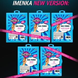 Nail Forms Imenka Combo New Version (Ballet, SalonSquare, SKVO, S, XS)