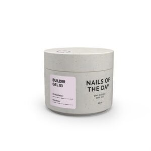 NAILSOFTHEDAY Builder Gel 03 — soft pink builder gel for nail extensions, 30 ml